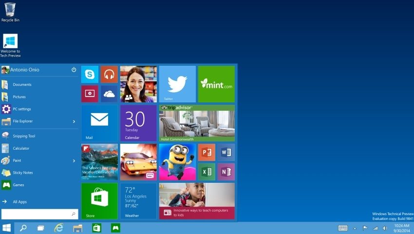 Windows 10 Desktop screenshot