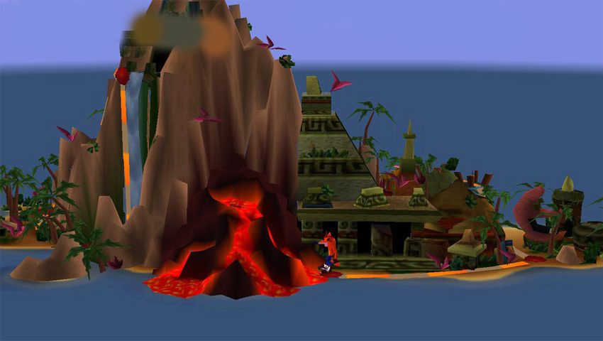 crash bandicoot second island