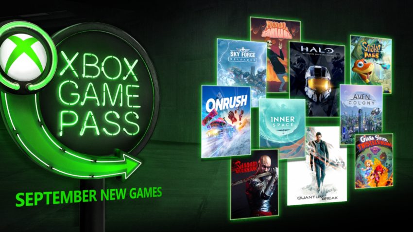 Xbox Game Pass سبتمبر 2018