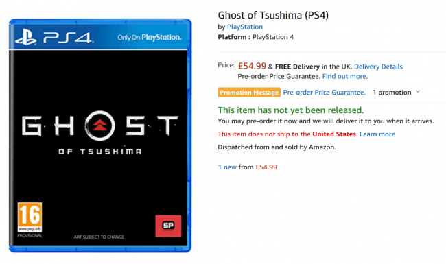 إشاعة لعبة Ghost Of Tsushima ربما تصدر خلال عام من الآن سعودي جيمر